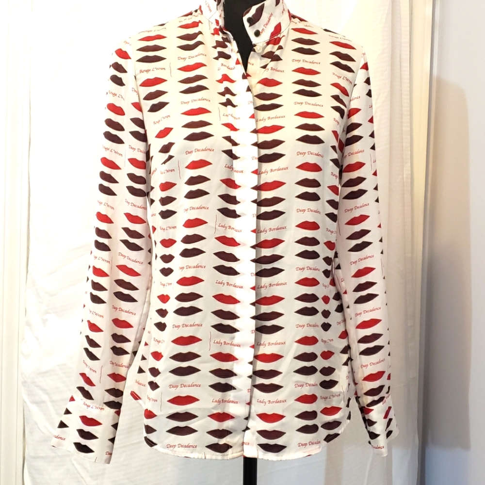 L'Wren Scott by Banana Republic LS Blouse Sz 6
